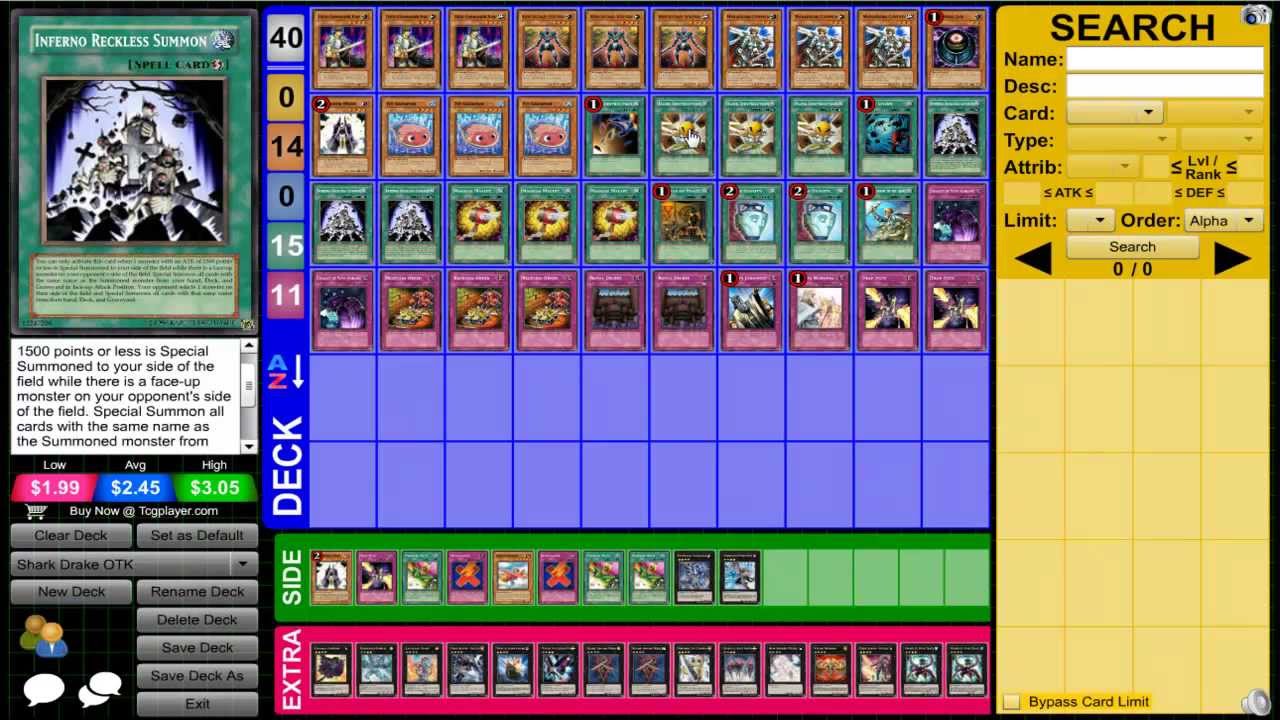 yugioh shark drake deck Dueling Network Deck Profile #12: Shark Drake OTK