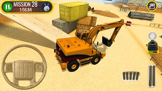 Heavy Excavator Machine Simulator - Parking Heavy Excavator Construction Machine | Android Gameplay