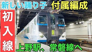 E257系2500番台試運転（特急踊り子用の付属編成）列車上野駅初入線！（常磐線内での試運転も行いました）