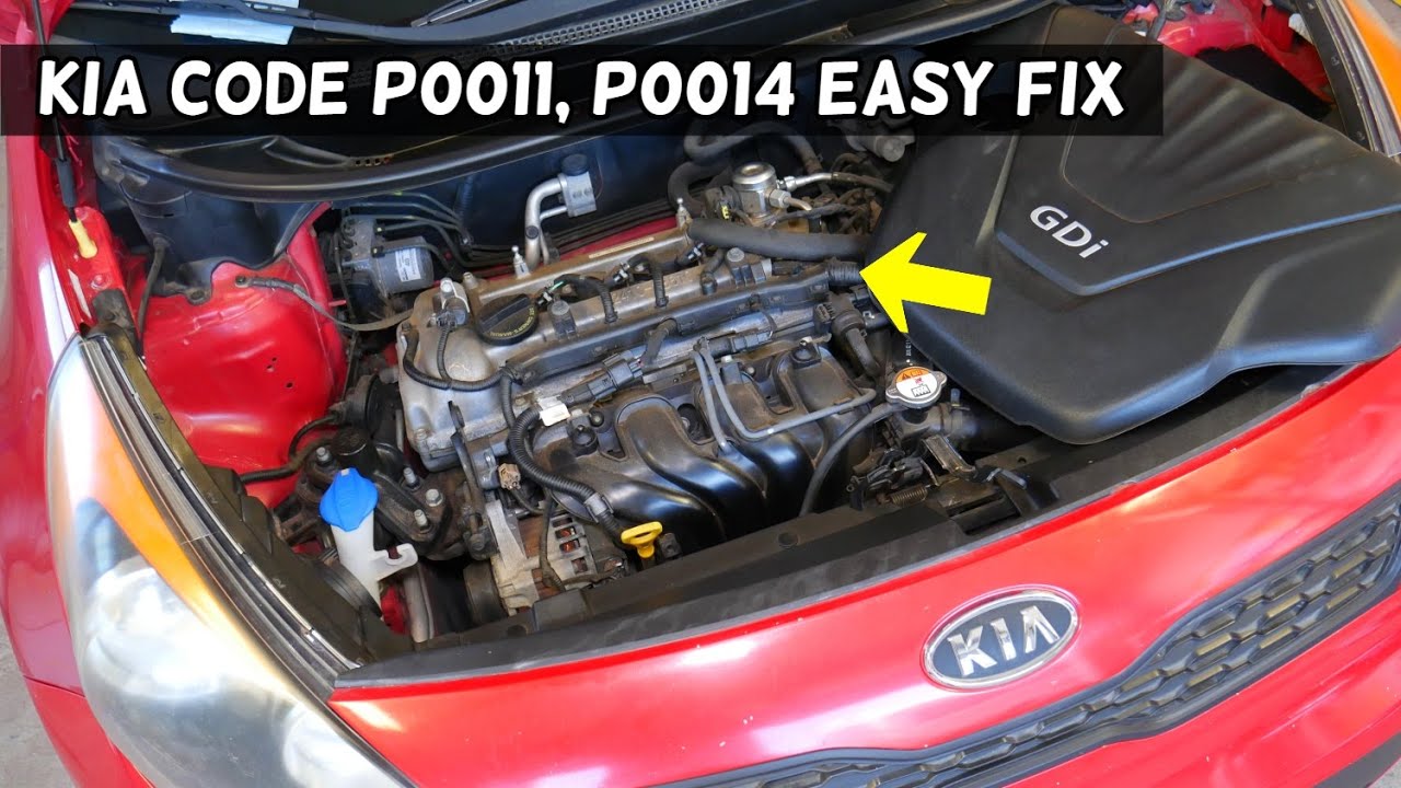 Kia Code P0011, P0014 Camshaft Position Sensor Fix. Kia Forte Rio, Optima, Soul, Sorento Sportage - Youtube