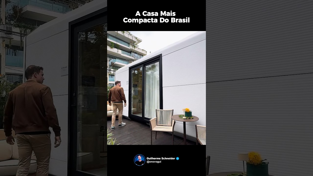 A casa mais compacta do Brasil