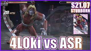 Alliance War S21 War 7 // 4L0ki v ASR + Killmonger Boss Fight Bug! My Best War?