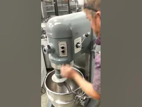 Lot 100 - Hobart 60qt Mixer with Dough Hook, Single Phase 240v - YouTube