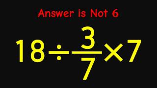 99% Get This Easy Math Problem Wrong!