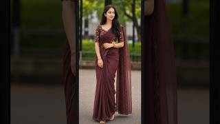 ChatGPT Photo Editing 🤎 Brown Saree AI Prompt | Chat GPT Trend Photo Prompt ✨