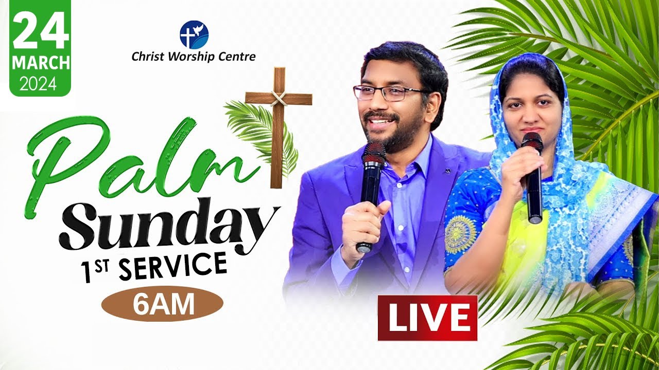 Sunday Service - 1 #LIVE Christ Worship Centre | 24th March 2024 | Dr ...