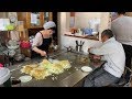 一瞬でファンになるおばちゃんのお好み焼き【コバヤシ】庄原焼きを初食い【飯テロ】okonomiyaki