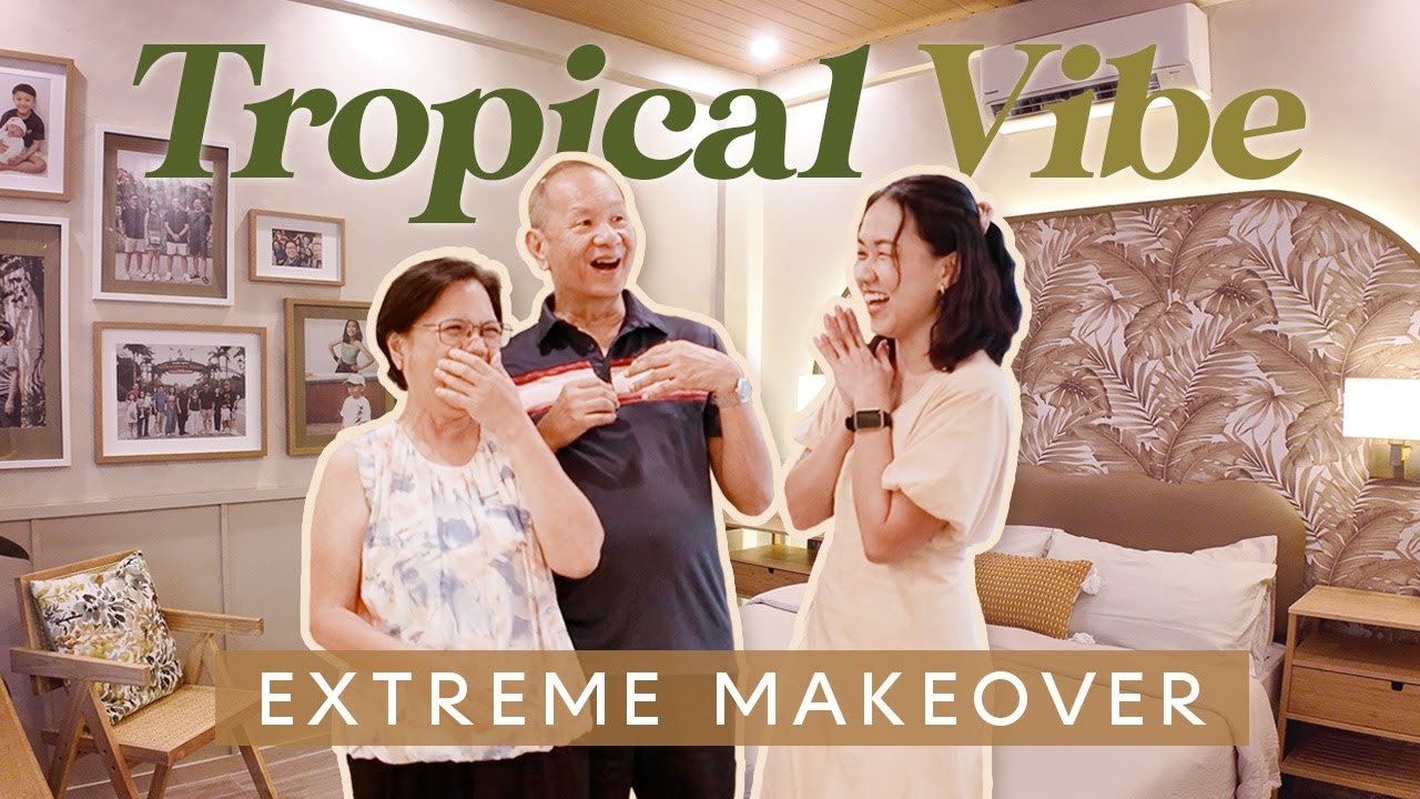 From Bare to Staycation Feels!✨ // Tropical Resort Makeover🌿 // by Elle Uy