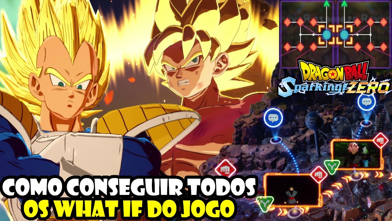 COMO PASSAR DE TODOS OS WHAT IF DO DRAGON BALL SPARKING ZERO (Tutorial completo)