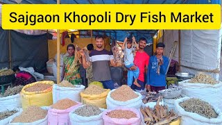 Dry Fish Market In Khopoli  Sajgaon Yatra 2024   Bomblya Vithoba  Takai Jatra  Dakti Pandhari