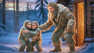 Mountain Man Lets Two Freezing Bigfoot Infants Into His Cabin – Then the Unthinkable Happens!
