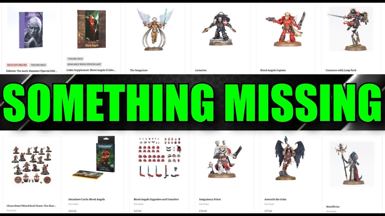 Games Workshop Pre-Orders SELLING OUT FAST!!!  Something Big is MISSING... Warhammer 40,000 