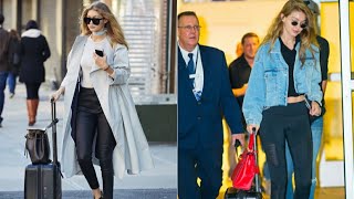 Gigi Hadid airport style | airport fashion ✨