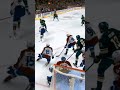 Chaos in front #shorts #blocks #minnesotawild #coloradoavalanche #stanleycupplayoffs #forthecup