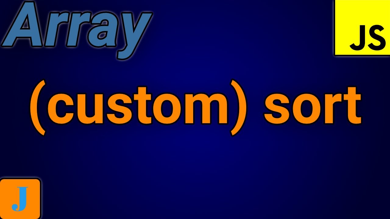 how-to-sort-array-without-using-sort-method-in-javascript-youtube