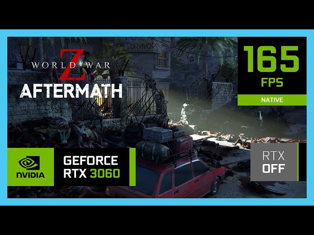 World War Z: Aftermath on the RTX 3060 Laptop - Ultra & Low