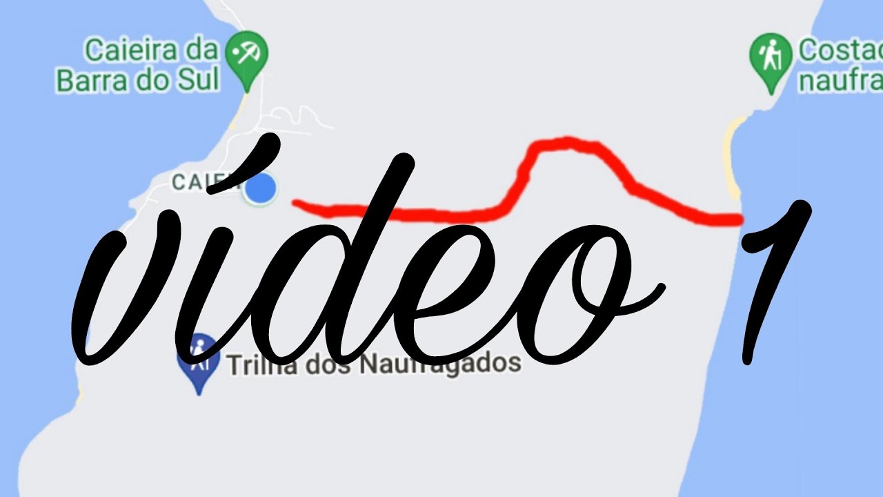 explorando trilha sul da ilha Florianópolis Santa Catarina vídeo 1