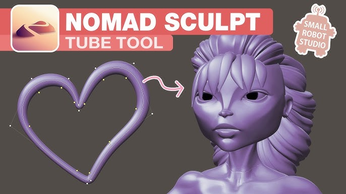 Nomad Sculpt - Seams - Stitching - Stitches - Low Poly - tutorial