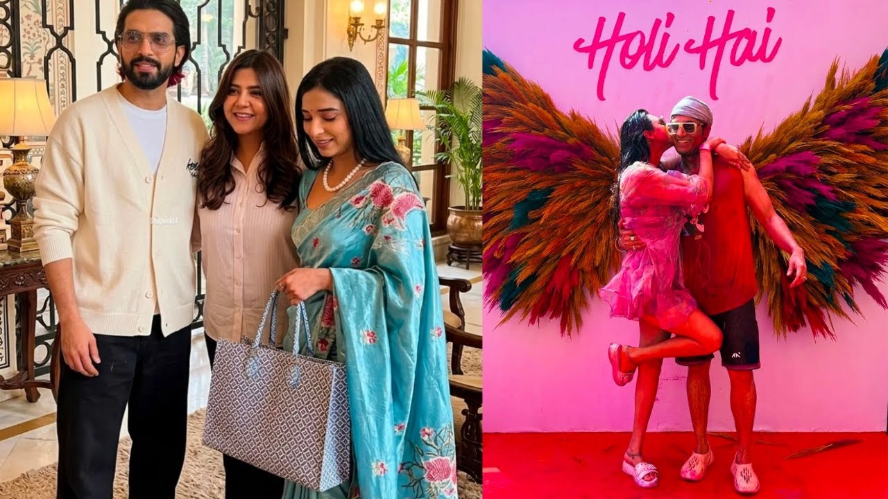 Gaurav khanna wife holi specia || Taniya mittal amaal Malik ekta kapoor project #bb19