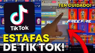 ESTAFAS DE TIK TOK CON FREE FIRE! *Pruebas* (NO TE DEJES ENGAÑAR)