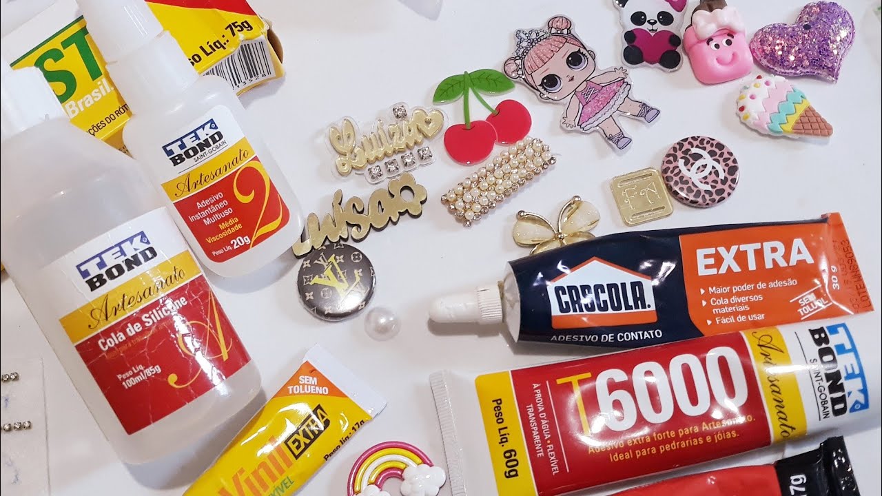 Como colar apliques nos laços??