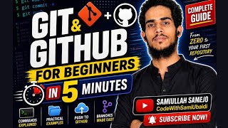 Git & GitHub for Beginners in 5 Minutes 🚀 | Learn Git from Zero