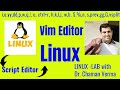 LINUX Vim Editor