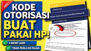 🔥 PAKAI HP! Cara Mendapatkan Kode Otorisasi Coretax DJP ● Panduan memperoleh Kode Otorisasi DJP screenshot 2