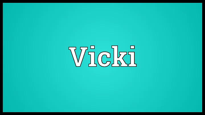 Vicki Meaning