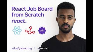 Build Job Search App React Full Code (hooks, router, api,  design patterns)  Af-somali screenshot 2