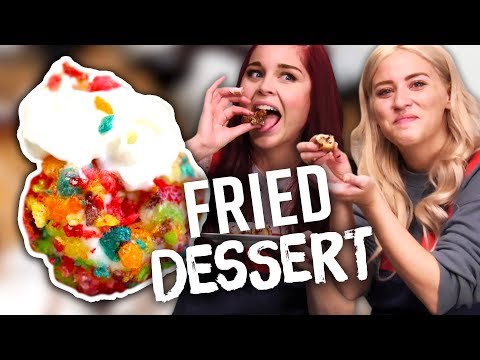 Deep Fried Ice Cream & Cookie Dough & Funfetti?!