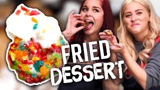 Deep Fried Ice Cream & Cookie Dough & Funfetti?!