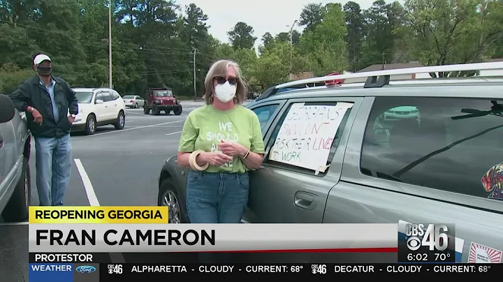 Protesters lash out at Gov. Kemp for reopening the state