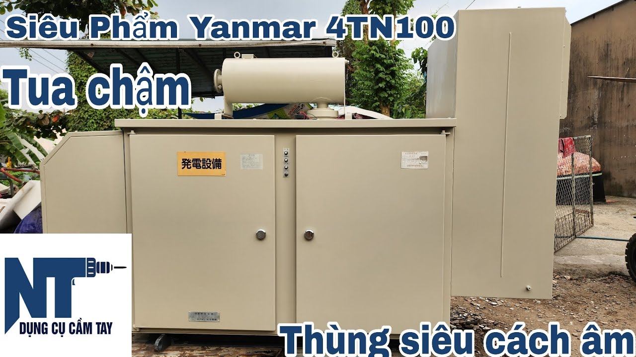 Siêu phẩm Yanmar phát điện 100A 1 pha 220v tua chậm | LH 0914711438 | Ngày 2/12/2025