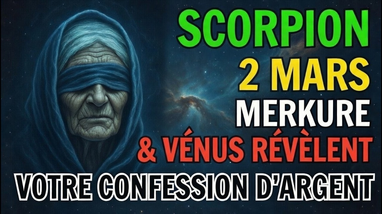 SCORPION ♏ 2 MARS : LA CONFESSION FINANCIÈRE QUE VOUS RETARDIEZ À FAIRE – FINI L'ÉVITEMENT 💸🔥