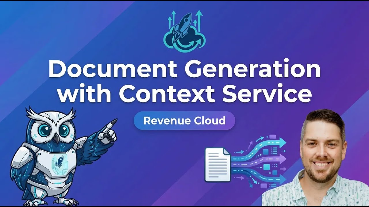 Your First Quote Template in Revenue Cloud | How to Use Context Service for DocGen