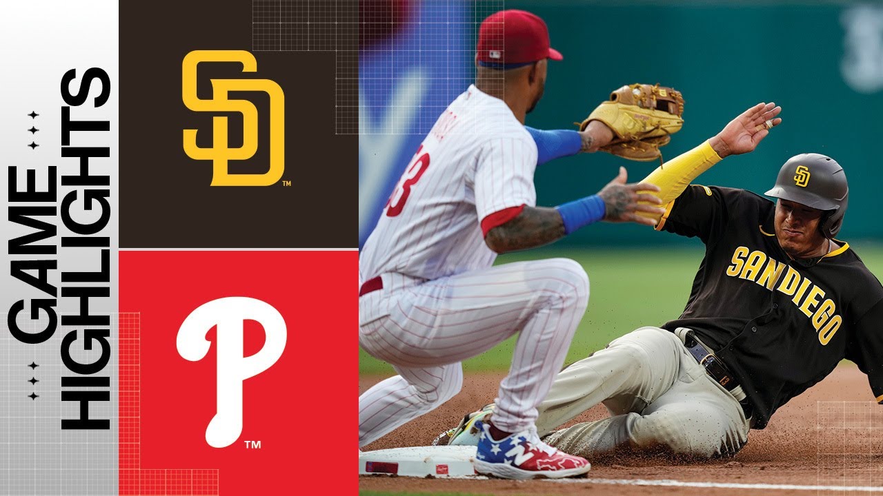Padres vs. Phillies Game 2 Highlights (7/15/23) | MLB Highlights