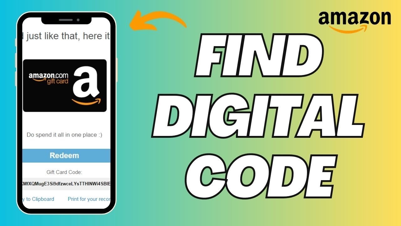Where To Find Digital Code On Amazon ANDROID (UPDATED) - YouTube