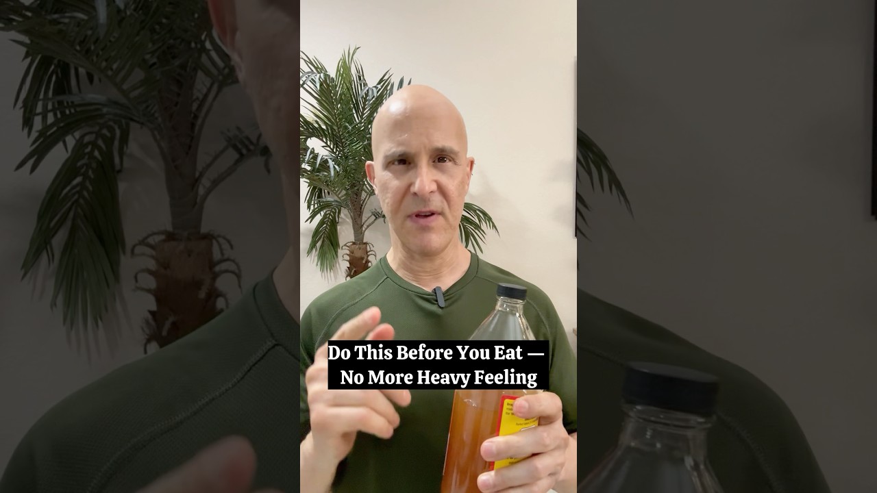 Do This Before You Eat — No More Heavy Feeling! #drmandell #health #food #acv