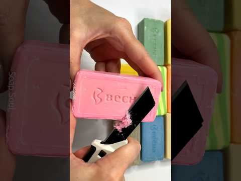 Asmr soap cutting. Satisfying video