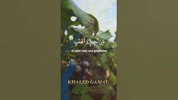 {وَآيَةٌ لَهُمُ الْأَرْضُ الْمَيْتَةُ أَحْيَيْنَاهَا} سورة يس آيات 33- 36 #quran