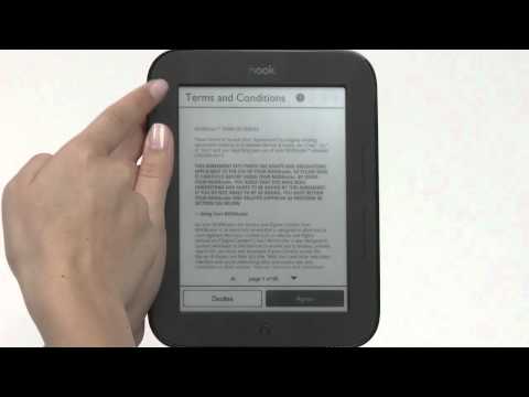 NOOK Simple Touch Setup & Registration