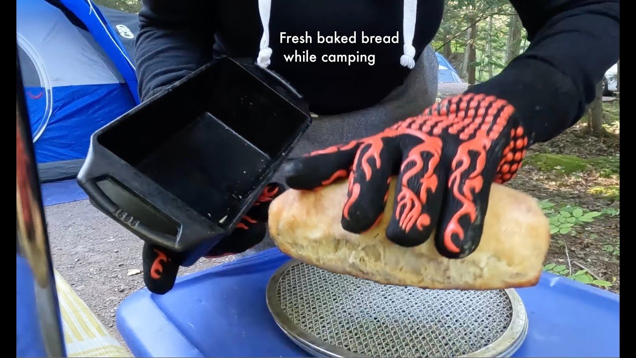 Baking Bread in the Camp Chef Camp Oven at Camp