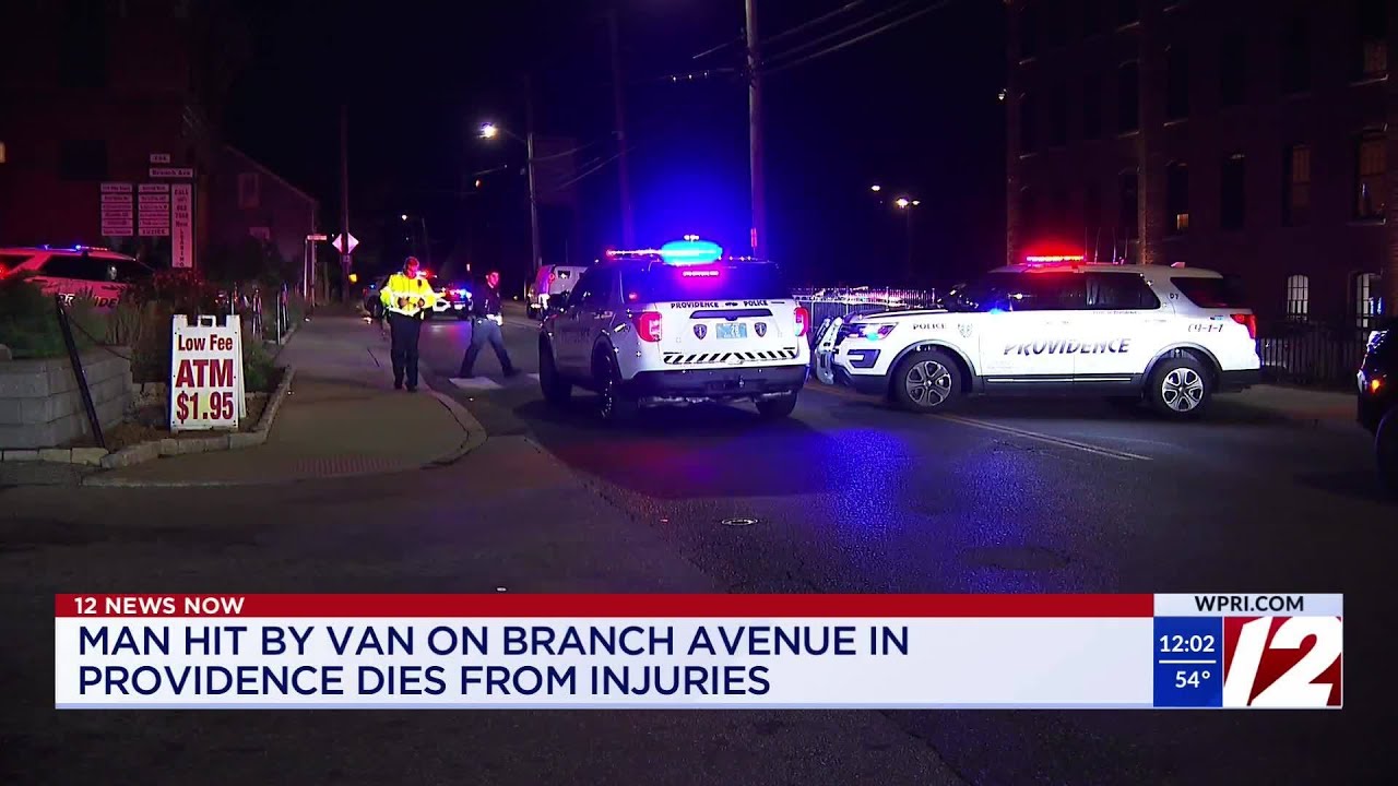 Man hit by van on Branch Avenue in Providence dies from injuries - YouTube