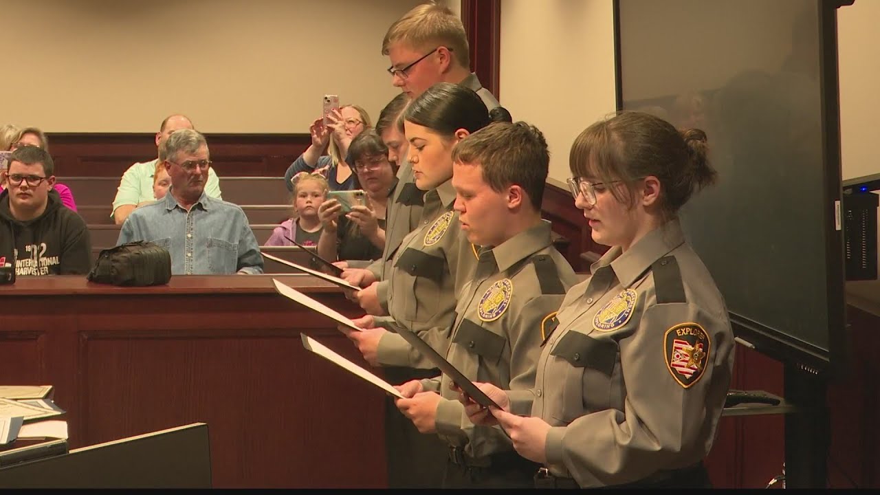 Belmont County Sheriff's Office recognizes Explorers Program for youth with ceremony