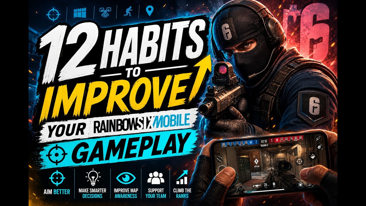 Active Learning R6 12 Habits to Improve Your Rainbow Six Mobile Gameplay. - YouTube