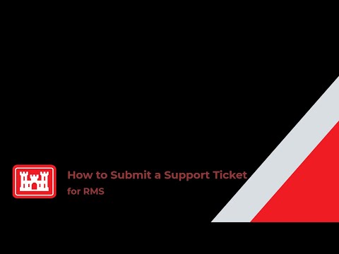 How to Submit a Support Ticket for RMS