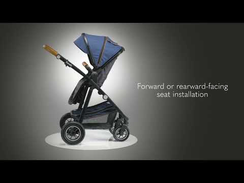 Універсальна коляска 3 в 1 Lionelo AMBER BLACK SILVER, видео 1