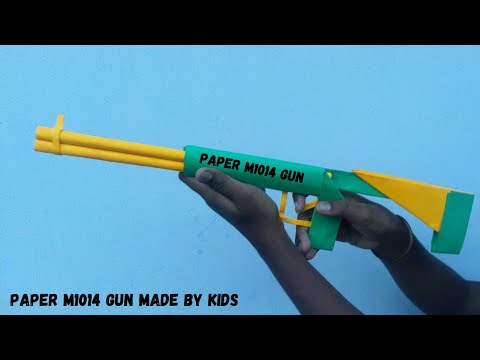 How to make Paper M1040 Gun - M1040 gun from free Fire and Pubg Gameh -  YouTube
