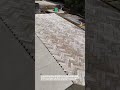 Precision Brick Laying Technique for Perfect Edges #construction #brickwork #paving